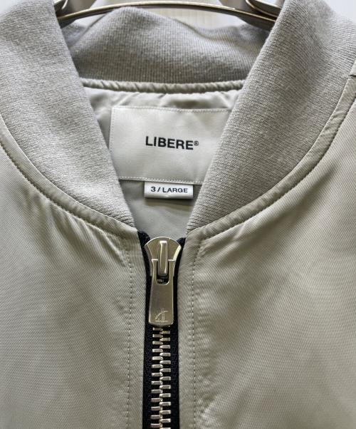 LIBERE（リベーレ）LIBERE (リベーレ) CHUCKLE MA-1 JACKET グレー サイズ:Lの古着・服飾アイテム