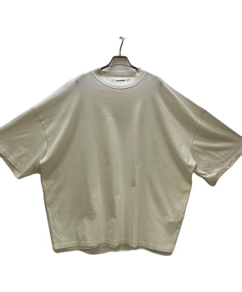 JIL SANDER（ジルサンダー）JIL SANDER (ジルサンダー) モックネックカットソー ホワイト サイズ:XXLの古着・服飾アイテム