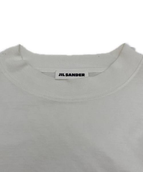 JIL SANDER（ジルサンダー）JIL SANDER (ジルサンダー) モックネックカットソー ホワイト サイズ:XXLの古着・服飾アイテム