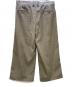 中古・古着 Hed Mayner (ヘド メイナー) DOUBLE WAIST SLACKS PANTS ベージュ×ホワイト サイズ:M：70000円