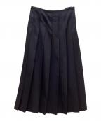 tricot COMME des GARCONSトリココムデギャルソン）の古着「プリーツドッキングスカート」｜ブラック