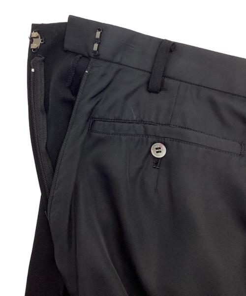 tricot COMME des GARCONS（トリココムデギャルソン）tricot COMME des GARCONS (トリココムデギャルソン) プリーツドッキングスカート ブラック サイズ:Mの古着・服飾アイテム