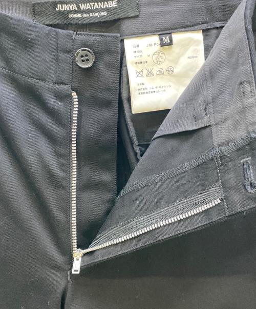 JUNYA WATANABE COMME des GARCONS（(ジュンヤワタナベ コムデギャルソン）JUNYA WATANABE COMME des GARCONS (ジュンヤワタナベ コムデギャルソン) ストレートパンツ ブラック サイズ:Mの古着・服飾アイテム