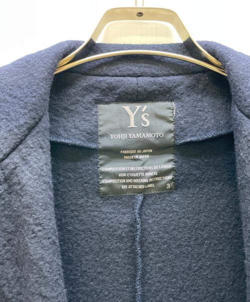 Y's（ワイズ）Y's (ワイズ) Y's Buttonless Design Jacket ネイビー サイズ:Freeの古着・服飾アイテム