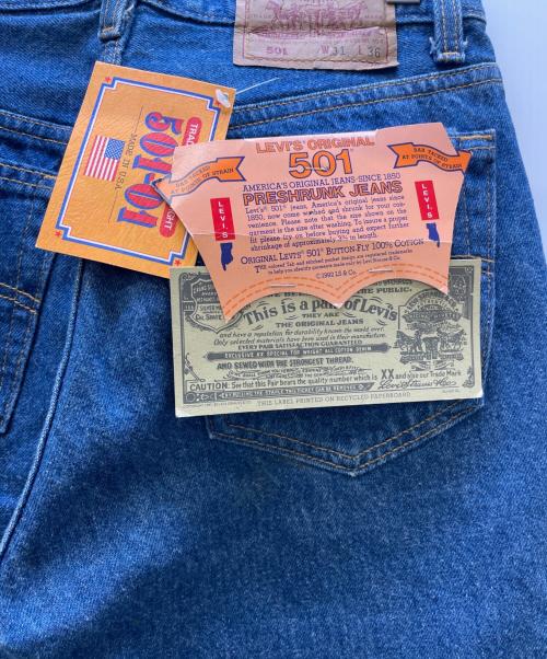 LEVI'S（リーバイス）LEVI'S (リーバイス) 93年製　デットストック 501デニムパンツ インディゴ サイズ:W31×L36 未使用品の古着・服飾アイテム