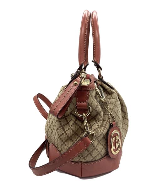 GUCCI（グッチ）GUCCI (グッチ) 2WAYバッグ ピンクベージュの古着・服飾アイテム