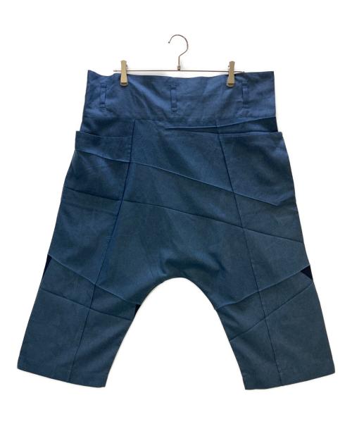 me ISSEY MIYAKE（ミーイッセイ ミヤケ）me ISSEY MIYAKE (ミーイッセイ ミヤケ) パッチワークパンツ インディゴ サイズ:Freeの古着・服飾アイテム