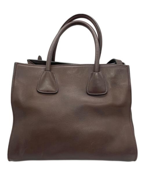 PRADA（プラダ）PRADA (プラダ) 2WAYバッグ ブラウンの古着・服飾アイテム