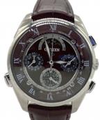 CITIZENシチズン）の古着「クォーツ 腕時計 カンパノラ 深緋（こきあけ）」｜ボルドー