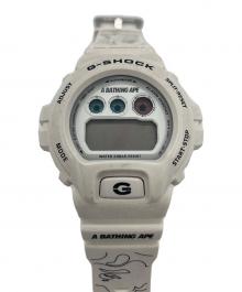 CASIO×A BATHING APE（カシオ×ア ベイシング エイプ）の古着「デジタルウォッチ」｜ホワイト