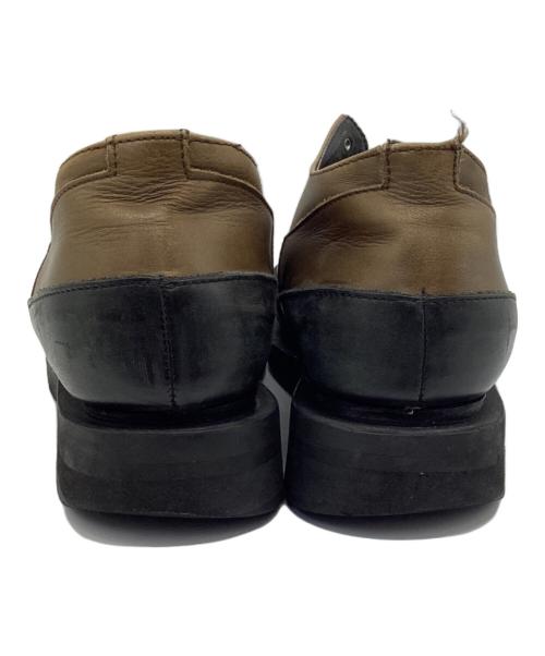 DIRK BIKKEMBERGS（ダークビッケンバーグ）DIRK BIKKEMBERGS (ダークビッケンバーグ) シューズ ブラウン×ブラック サイズ:26.5の古着・服飾アイテム