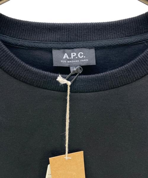 A.P.C.（アーペーセー）A.P.C. (アーペーセー) Ron Herman (ロンハーマン) 24AW スウェット ブラック サイズ:L 未使用品の古着・服飾アイテム