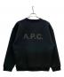 A.P.C. (アーペーセー) Ron Herman (ロンハーマン) 24AW スウェット ブラック サイズ:L 未使用品：12000円