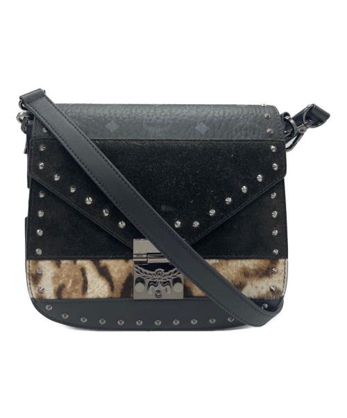 MCM（エムシーエム）MCM (エムシーエム) ショルダーバッグ ブラックの古着・服飾アイテム