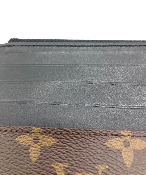 LOUIS VUITTON（ルイ ヴィトン）LOUIS VUITTON (ルイ ヴィトン) スリムパース モノグラム ブラック×ブラウンの古着・服飾アイテム