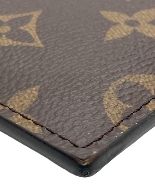LOUIS VUITTON（ルイ ヴィトン）LOUIS VUITTON (ルイ ヴィトン) スリムパース モノグラム ブラック×ブラウンの古着・服飾アイテム