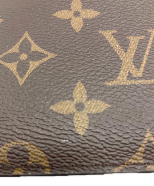 LOUIS VUITTON（ルイ ヴィトン）LOUIS VUITTON (ルイ ヴィトン) スリムパース モノグラム ブラック×ブラウンの古着・服飾アイテム