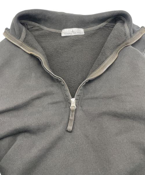 STONE ISLAND（ストーンアイランド）STONE ISLAND (ストーンアイランド) ハーフジップスウェット グレー サイズ:Mの古着・服飾アイテム