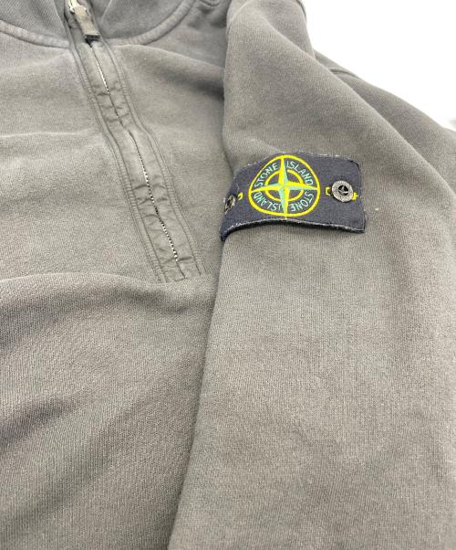 STONE ISLAND（ストーンアイランド）STONE ISLAND (ストーンアイランド) ハーフジップスウェット グレー サイズ:Mの古着・服飾アイテム