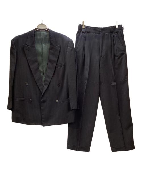 GIANNI VERSACE（ジャンニ・ヴェルサーチ）GIANNI VERSACE (ジャンニ・ヴェルサーチ) セットアップスーツ ネイビー サイズ:Mの古着・服飾アイテム