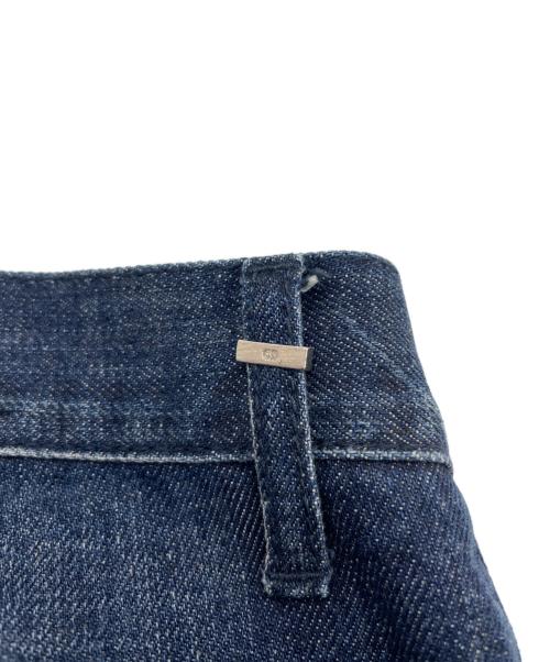 Christian Dior（クリスチャン ディオール）Christian Dior (クリスチャン ディオール) チェックプリントデニムパンツ インディゴ サイズ:73.5cm (W29)の古着・服飾アイテム