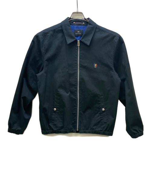 PAUL SMITH（ポールスミス）Paul Smith (ポールスミス) シーズンゼブラジップアップブルゾン ブラック サイズ:Lの古着・服飾アイテム