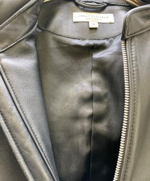 URBAN RESEARCH（アーバンリサーチ）URBAN RESEARCH (アーバンリサーチ) シングルライダースジャケット ブラック サイズ:Mの古着・服飾アイテム
