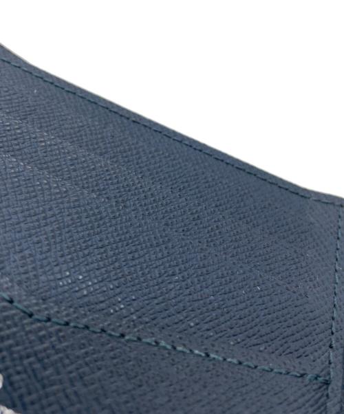 LOUIS VUITTON（ルイ ヴィトン）LOUIS VUITTON (ルイ ヴィトン) 2つ折り財布 ポルトフォイユ・スレンダー ブルーの古着・服飾アイテム