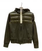 MONCLERモンクレール）の古着「切替ダウンジャケット MAGLIA CARDIGAN」｜オリーブ