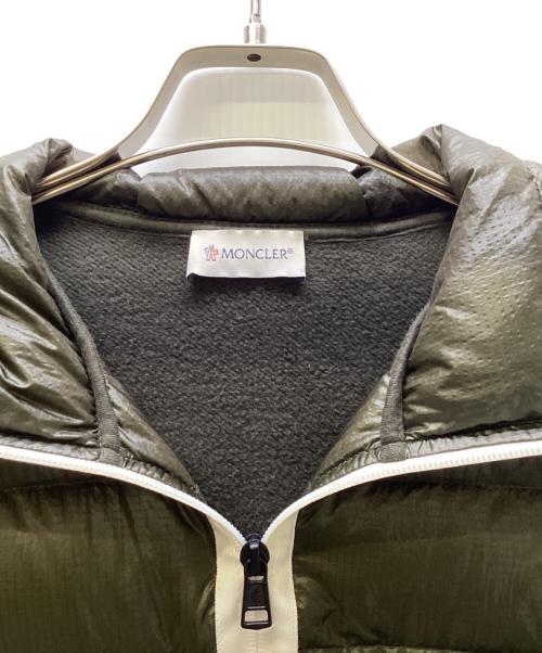 MONCLER（モンクレール）MONCLER (モンクレール) 切替ダウンジャケット MAGLIA CARDIGAN オリーブ サイズ:XSの古着・服飾アイテム