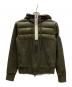 MONCLER（モンクレール）の古着「切替ダウンジャケット MAGLIA CARDIGAN」｜オリーブ