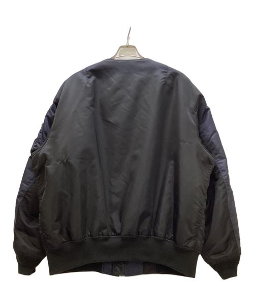 AVIREX（アヴィレックス）AVIREX (アヴィレックス) FACETASM (ファセッタズム) MA-1ジャケット PATCHED MA-1 JACKET ネイビー×ブラック サイズ:不明の古着・服飾アイテム