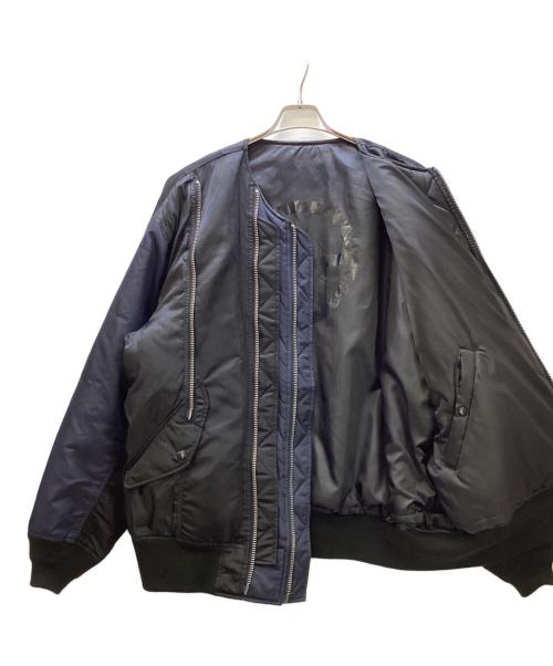 AVIREX（アヴィレックス）AVIREX (アヴィレックス) FACETASM (ファセッタズム) MA-1ジャケット PATCHED MA-1 JACKET ネイビー×ブラック サイズ:不明の古着・服飾アイテム