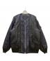 AVIREX（アヴィレックス）の古着「MA-1ジャケット PATCHED MA-1 JACKET」｜ネイビー×ブラック