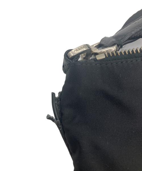 PRADA（プラダ）PRADA (プラダ) ナイロン　ショルダーバッグ ブラックの古着・服飾アイテム