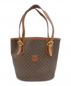 CELINEセリーヌ）の古着「ハンドバッグ マカダム」｜ブラウン