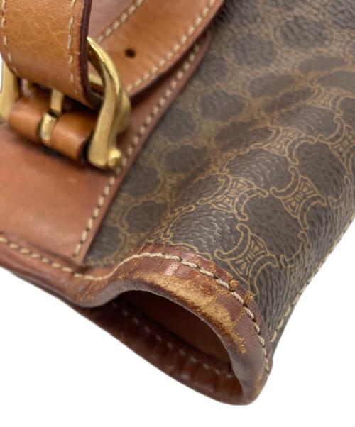 CELINE（セリーヌ）CELINE (セリーヌ) ハンドバッグ マカダム ブラウンの古着・服飾アイテム