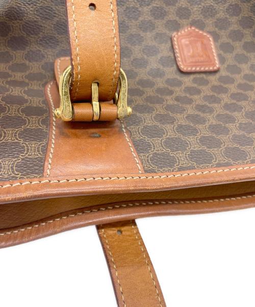 CELINE（セリーヌ）CELINE (セリーヌ) ハンドバッグ マカダム ブラウンの古着・服飾アイテム