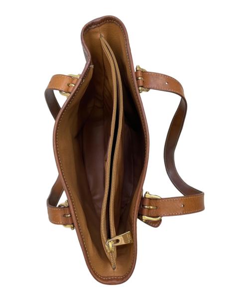 CELINE（セリーヌ）CELINE (セリーヌ) ハンドバッグ マカダム ブラウンの古着・服飾アイテム