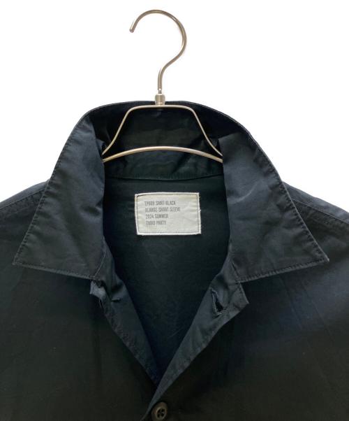 THIRD PARTY（サードパーティ）THIRD PARTY (サードパーティ) ワークシャツ 24SS ブラック サイズ:XLの古着・服飾アイテム