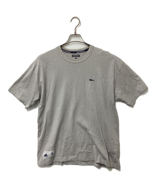 DESCENDANT（ディセンダント）DESCENDANT (ディセンダント) CACHALOT STRIP SS Tシャツ グレー サイズ:3の古着・服飾アイテム