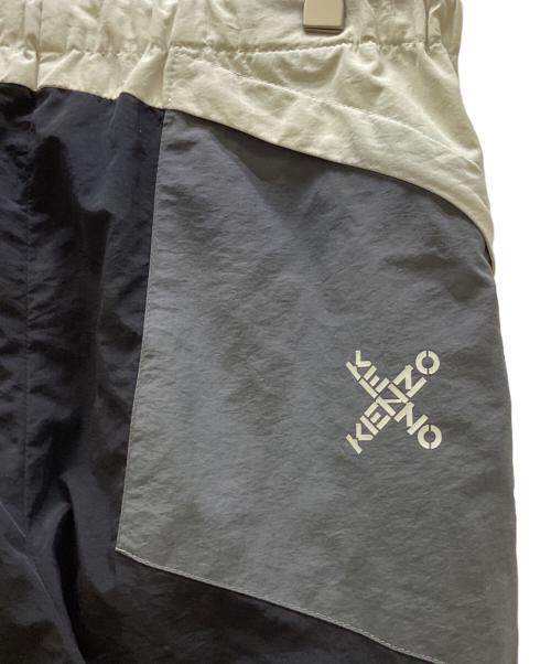 KENZO（ケンゾー）KENZO (ケンゾー) ナイロンパンツ ブラック×グレー サイズ:Sの古着・服飾アイテム