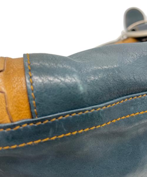 Christian Dior（クリスチャン ディオール）Christian Dior (クリスチャン ディオール) ガウチョバッグ ブルーの古着・服飾アイテム