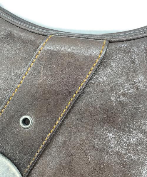 Christian Dior（クリスチャン ディオール）Christian Dior (クリスチャン ディオール) ガウチョバッグ ブラウンの古着・服飾アイテム