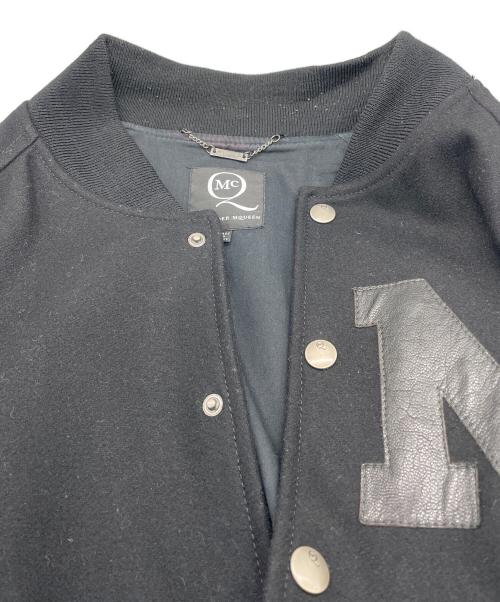 ALEXANDER McQUEEN（アレキサンダーマックイーン）ALEXANDER McQUEEN (アレキサンダーマックイーン) メルトンスタジャン ブラック サイズ:46の古着・服飾アイテム