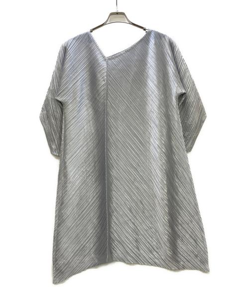 PLEATS PLEASE（プリーツプリーズ）PLEATS PLEASE (プリーツプリーズ) ワンピース ブルー サイズ:3の古着・服飾アイテム