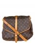 LOUIS VUITTON（ルイ ヴィトン）の古着「ショルダーバッグ　ソミュール43」｜ブラウン