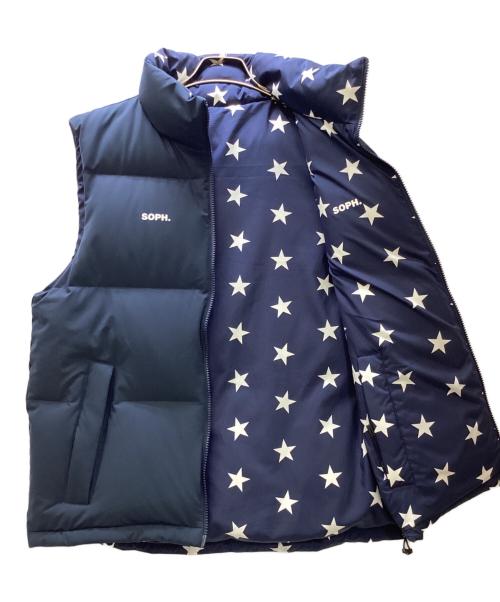 F.C.R.B.（エフシーレアルブリストル）F.C.R.B. (エフシーレアルブリストル) 18AW REVERSIBLE DOWN VEST ネイビー サイズ:Mの古着・服飾アイテム