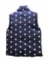 中古・古着 F.C.R.B. (エフシーレアルブリストル) 18AW REVERSIBLE DOWN VEST ネイビー サイズ:M：15000円