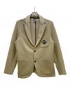 ）の古着「TECH SWEAT TEAM BLAZER　テックスウェットブレザー　」｜ベージュ